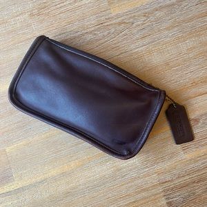 Vintage Coach Chunky Case #7165 Mahogany Brown